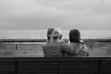 Photographie intitulée "EN REGARDANT LA MER" par Jean-Marc Philippe (Jimpy), Œuvre d'art originale, Photographie numérique