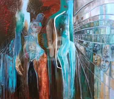 绘画 标题为“Dzień dobry miasto” 由Anna Lupa-Suchy, 原创艺术品, 油