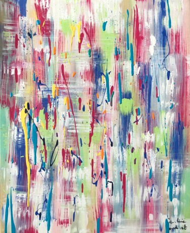 Peinture intitulée "J’ai rêvé vous retr…" par Caroline Montigneaux, Œuvre d'art originale, Acrylique