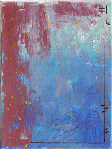 绘画 标题为“Adam” 由Oberlin The Artist, 原创艺术品, 丙烯