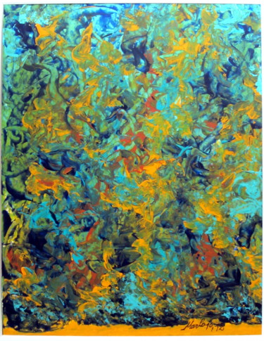 Peinture intitulée "sans-titre-3.jpg" par Marianne Charlotte Mylonas-Svikovsky (Marlo), Œuvre d'art originale, Acrylique