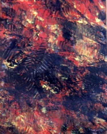 Peinture intitulée "acrylics-noirs-vibr…" par Marianne Charlotte Mylonas-Svikovsky (Marlo), Œuvre d'art originale, Acrylique