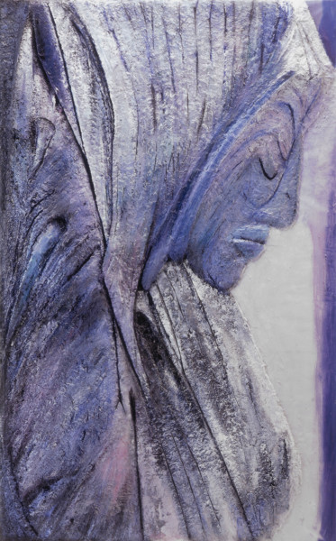 Peinture intitulée "MEDITATION" par André Carpin, Œuvre d'art originale, Huile