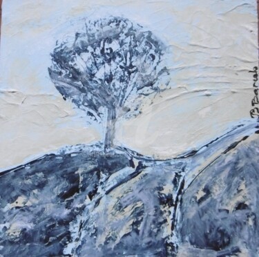 Peinture intitulée "Arbre 3" par Brigitte Barcelo, Œuvre d'art originale, Acrylique