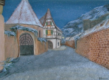 Peinture intitulée "Kayersberg" par Claude Blaesius, Œuvre d'art originale, Acrylique