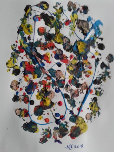 Schilderij getiteld "20181219-124032.jpg" door Marianne Huizinga, Origineel Kunstwerk