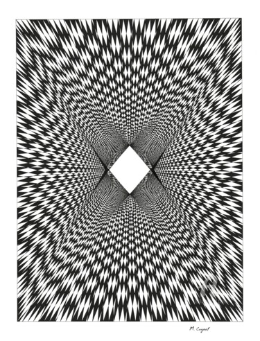 Dessin intitulée "018.jpg" par Michaël Cugnet, Œuvre d'art originale, Encre