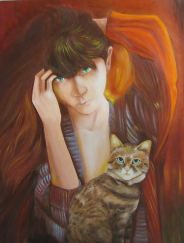 LA DEMOISELLE AU CHAT