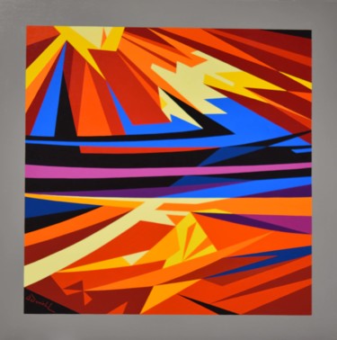 Peinture intitulée "Eté" par Danielle Braillon (DANIELL), Œuvre d'art originale, Huile