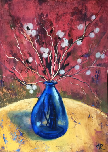 Dessin intitulée "Strange Feeling" par Lena Ru, Œuvre d'art originale, Pastel