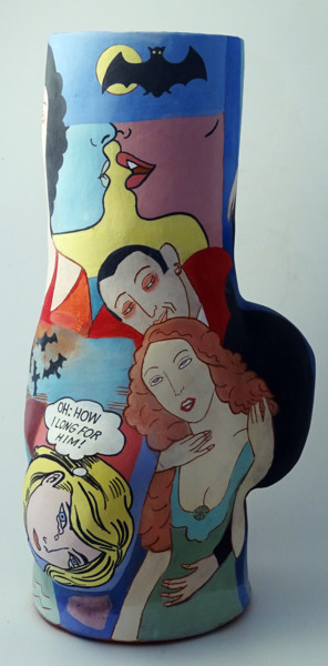 Sculpture titled "vampire-pot-1.jpg" by Michael Kay, Original Artwork