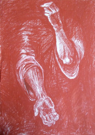 Give, for Christ's sake! (Sketch for the picture) 图画 标题为“Give, for Christ's…” 由Владимир Абаимов, 原创艺术品, 粉彩