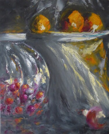 Peinture intitulée "Noël 2" par Catherine Dufrene (Katy), Œuvre d'art originale, Huile