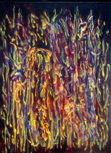 Peinture intitulée "shimmerings-acrylic…" par Marianne Charlotte Mylonas-Svikovsky (Marlo), Œuvre d'art originale, Acrylique