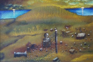 绘画 标题为“Two Sunsets in the…” 由Владимир Абаимов, 原创艺术品, 油