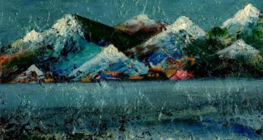 绘画 标题为“The Mountains. Горы” 由Владимир Абаимов, 原创艺术品, 油