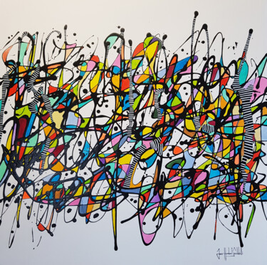 Malerei mit dem Titel "TU APPELLES ÇA RANG…" von Jean-Humbert Savoldelli, Original-Kunstwerk, Acryl
