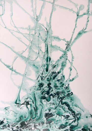 Pittura intitolato "Liquidado I" da Erwin Bruegger, Opera d'arte originale, Smalto