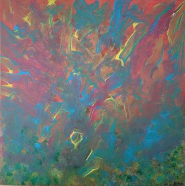 Peinture intitulée "joyeuse couleur" par Marion Myriam, Œuvre d'art originale, Acrylique