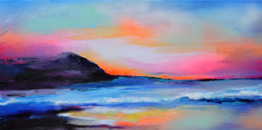 Painting titled "New Horizon 103 - 1…" by Roxana Gabriela Soos, Original Artwork, Acrylic