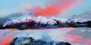 Painting titled "New Horizon 102 - 1…" by Roxana Gabriela Soos, Original Artwork, Acrylic