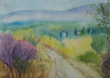 Chemin en Provence vers le Ventoux #artistsupportpledge