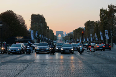 Фотография под названием "Avenue des Champs-É…" - Nikolay Biryukov, Подлинное произведение искусства