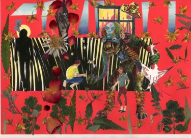 Colagens intitulada "Number of the Beast." por Phil Colisov, Obras de arte originais, Outro