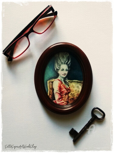 제목이 "Antoinette - Maria…"인 미술작품 Thalita Tonon (ArtWorkSottoSopra)로, 원작, 수채화