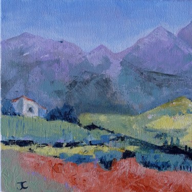 Painting titled "Sierra Almijara, Co…" by Jill Carrott, Original Artwork, Acrylic
