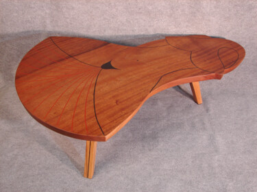 Design intitolato "Table Design en boi…" da Amir Dzafic, Opera d'arte originale, Mobili