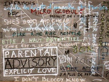 Peinture intitulée "Explicit Love" par Toytoy, Œuvre d'art originale