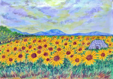 Champ de tournesols