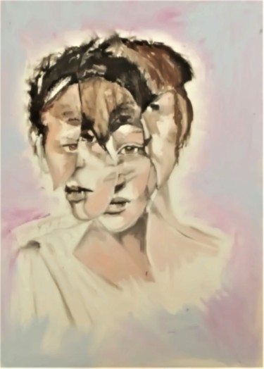Peinture intitulée "Toutes les femmes à…" par Véroniq'S, Œuvre d'art originale, Huile