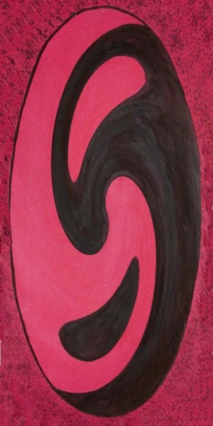 Peinture intitulée "Ying et yang" par Mabdeco, Œuvre d'art originale