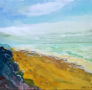 Peinture intitulée "MARSEILLAN PLAGE LE…" par Ervalena, Œuvre d'art originale, Acrylique