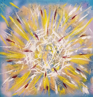 Peinture intitulée "Peinture énergétique" par Nathalie Jaulin, Œuvre d'art originale