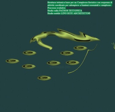 Struttura tettonica base per  un Complesso fieristico con sequenza di attività coordinate