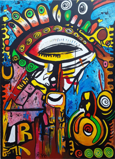 Sans titre 120611 Painting titled "Sans titre 120611" by Jean Jacques Royo, Original Artwork, Acrylic