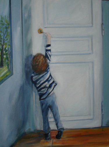 Painting titled "Armand" by Claudine Pochat, Original Artwork