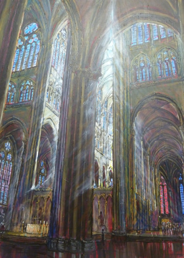 Peinture intitulée "Elévation intime" par Philippe Lasselin, Œuvre d'art originale, Acrylique