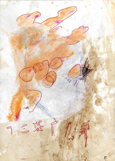 "E" abécédaire russe-2004 Drawing titled ""E" abécédaire russ…" by Baptiste Vanweydeveldt, Original Artwork, Ballpoint pen