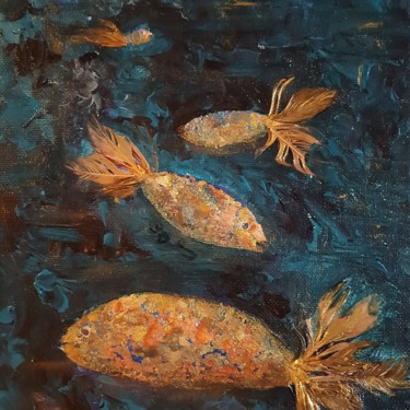 Peinture intitulée "Danse en eaux troub…" par Béatrice Viez, Œuvre d'art originale, Acrylique