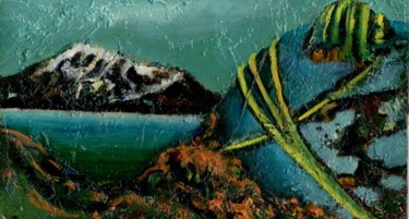 绘画 标题为“Lake of Memory. Озе…” 由Владимир Абаимов, 原创艺术品, 油