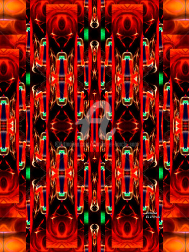 Digital Arts titled "People" by Samiha El Harchi (Sam), Original Artwork, Digital Painting