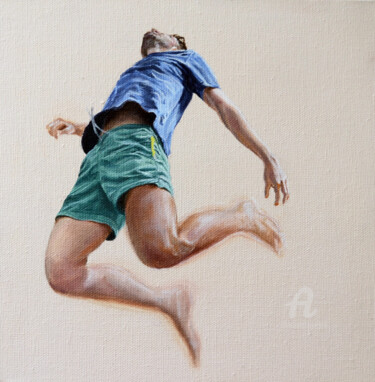 Peinture intitulée "sharp dreams 1" par Onder Caymaz, Œuvre d'art originale, Acrylique