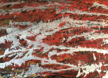 Painting titled "razor" by Greg Powell, Original Artwork, Watercolor