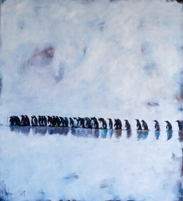 Painting titled "The spring." by Igor Shulman, Original Artwork, Oil