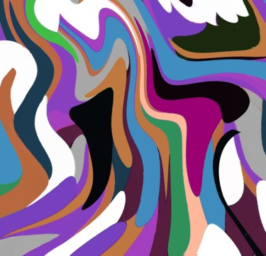 Digital Arts titled "Random Harmony" by Peter Jalesh, Original Artwork, Digital Painting