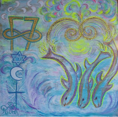 Peinture intitulée "Le Prince d'Egypte…" par Rivka, Œuvre d'art originale, Acrylique